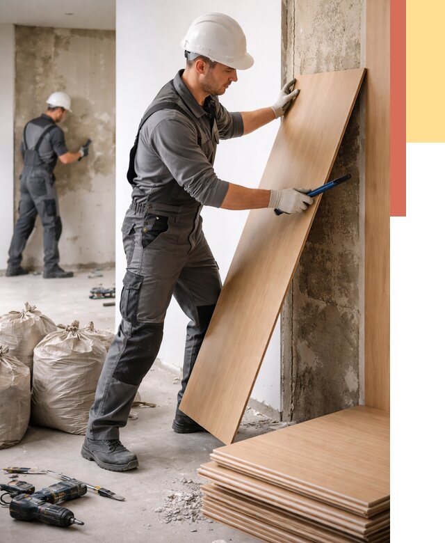 Демонтаж стеновых панелей в Ачинске от 3546 руб. за м² быстро и недорого | ОТДЕЛОЧНИК-Чнс