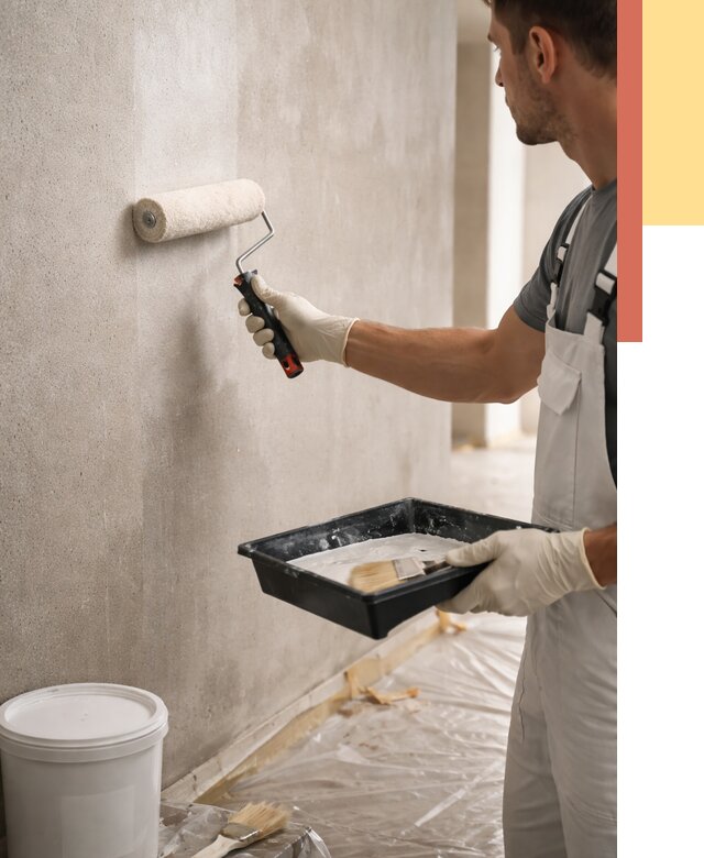 Грунтовка стен в Ачинске от 2229 руб. м2 — быстро, недорого, с материалом | ОТДЕЛОЧНИК-Чнс