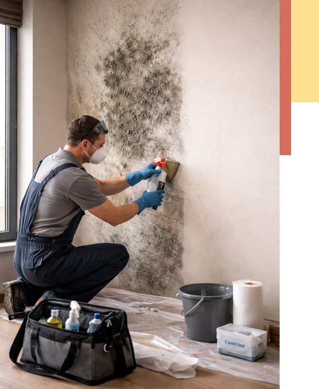 Удаление плесени со стен в Ачинске от 2178 руб. — быстро и недорого | ОТДЕЛОЧНИК-Чнс