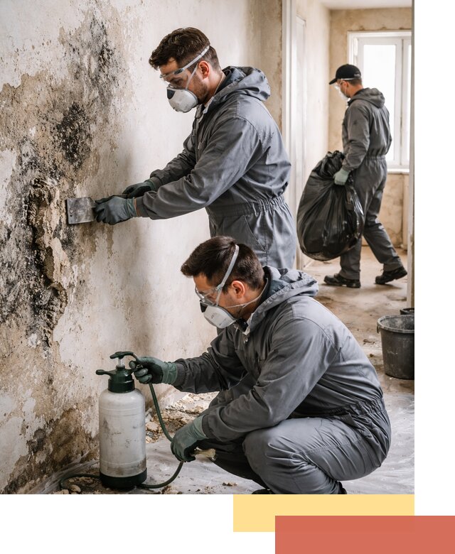 Удаление плесени со стен профессионально в Ачинске