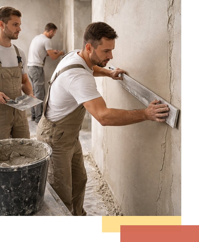 Штукатурка стен без маяков в Ачинске быстро и качественно