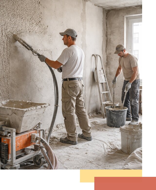 Машинная штукатурка стен в Ачинске — быстро и качественно