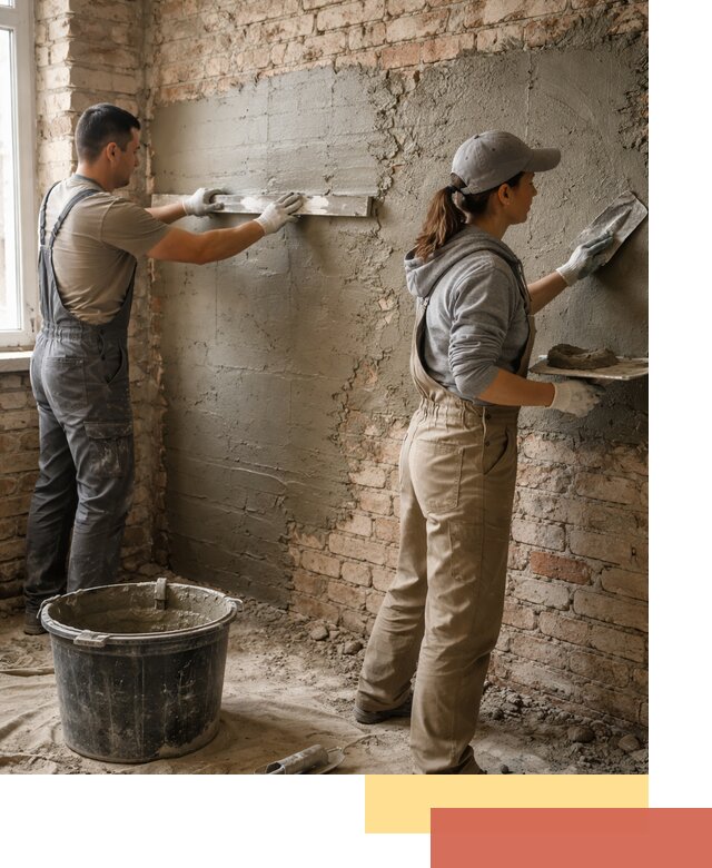 Штукатурка кирпичных стен в Ачинске — качественно и надежно