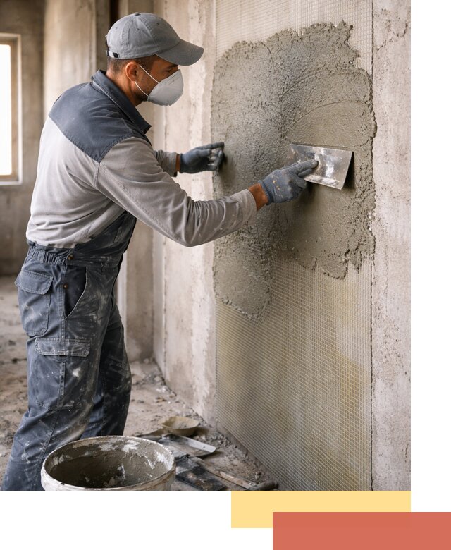 Штукатурка стен по сетке в Ачинске под ключ качественно и быстро