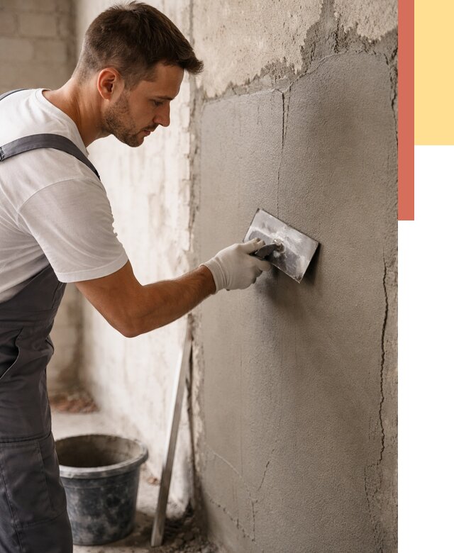 Штукатурка стен под плитку в Ачинске от 4255 руб./м2 — выравнивание под плитку | ОТДЕЛОЧНИК-Чнс