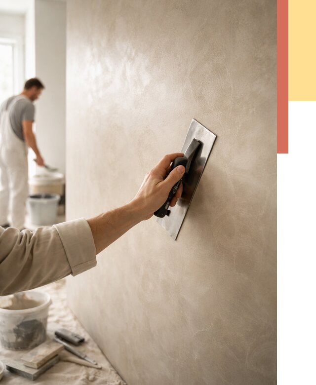 Венецианская штукатурка в Ачинске от 3546 руб/м² — нанесение стен под ключ | ОТДЕЛОЧНИК-Чнс