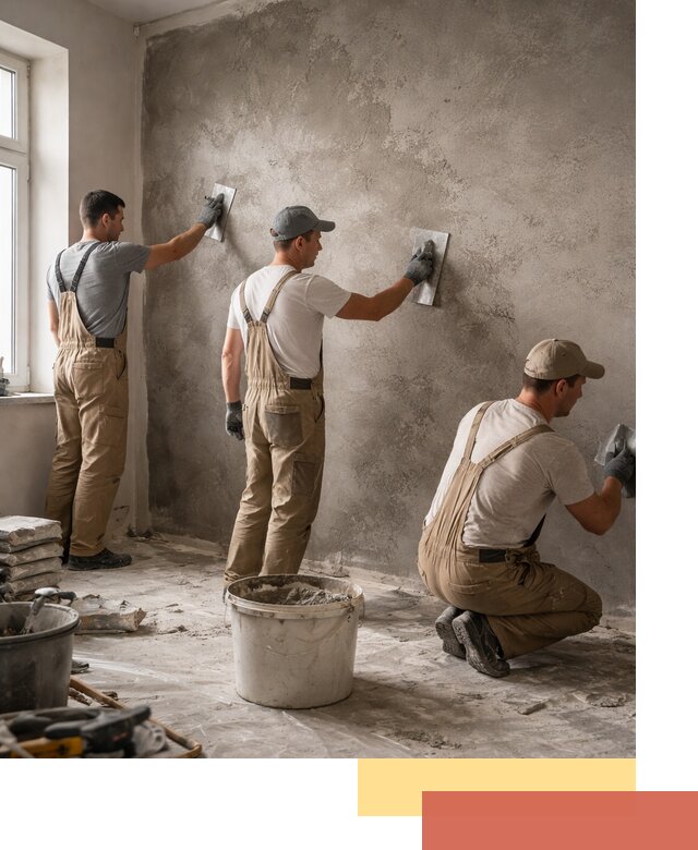 Декоративная штукатурка под бетон в Ачинске для стен и потолков