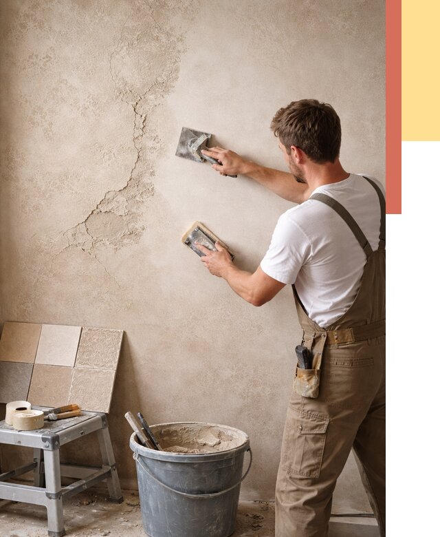 Ремонт декоративной штукатурки в Ачинске от 4559 руб. под ключ | ОТДЕЛОЧНИК-Чнс