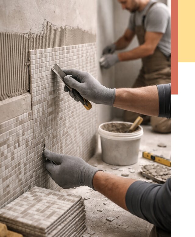 Облицовка стен мозаикой в Ачинске от 3242 руб/м2 — укладка мозаики на стены | ОТДЕЛОЧНИК-Чнс