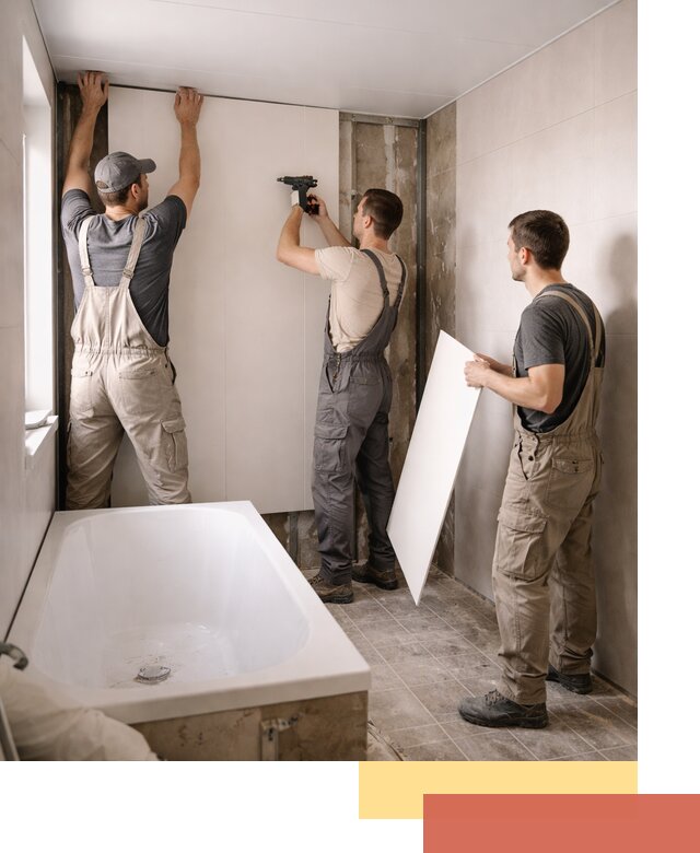 Отделка ванной панели ПВХ профессионально в Ачинске