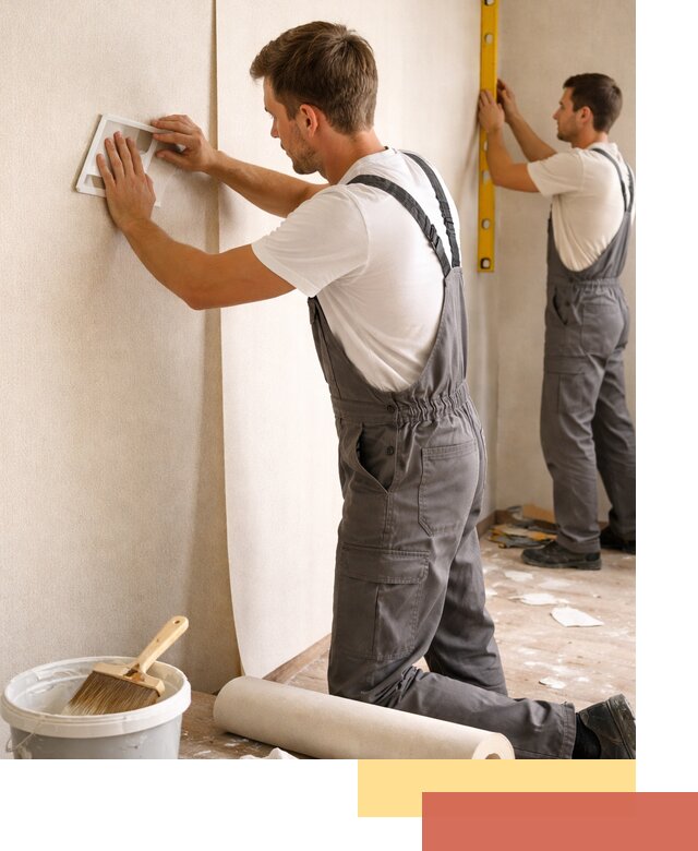 Поклейка бумажных обоев в Ачинске качественно и недорого