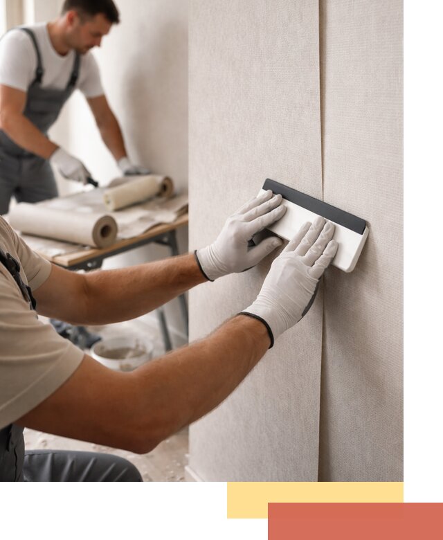 Поклейка обоев под покраску в Ачинске профессионально и быстро