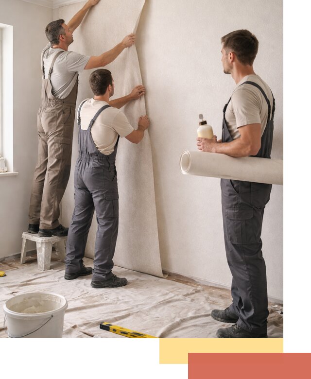 Оклейка стен обоями в Ачинске — качественно и профессионально