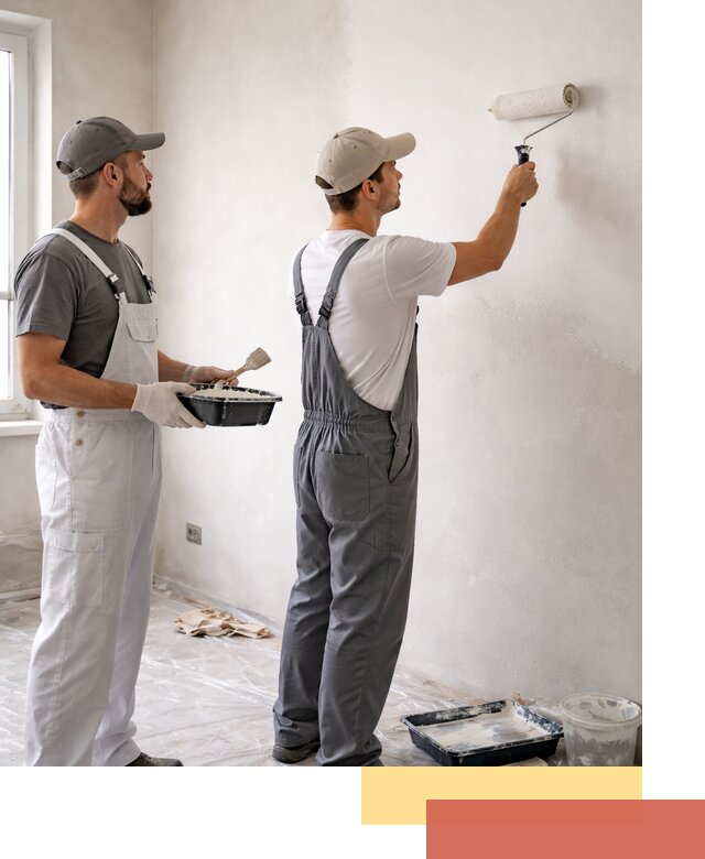 Покраска стен водоэмульсионной краской в Ачинске