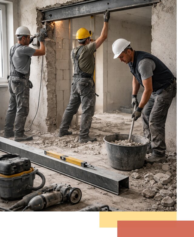 Создание проемов в стенах и несущих конструкциях в Ачинске