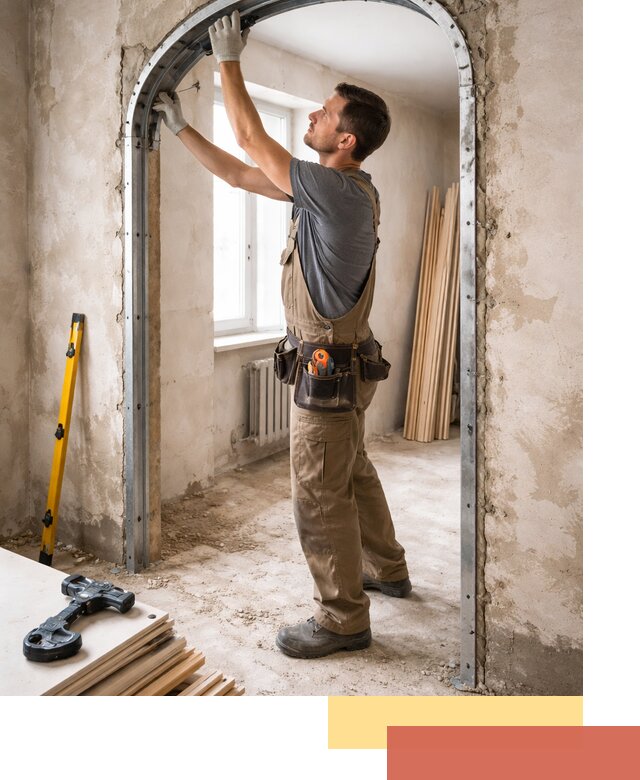 Устройство арочного проема в Ачинске под ключ