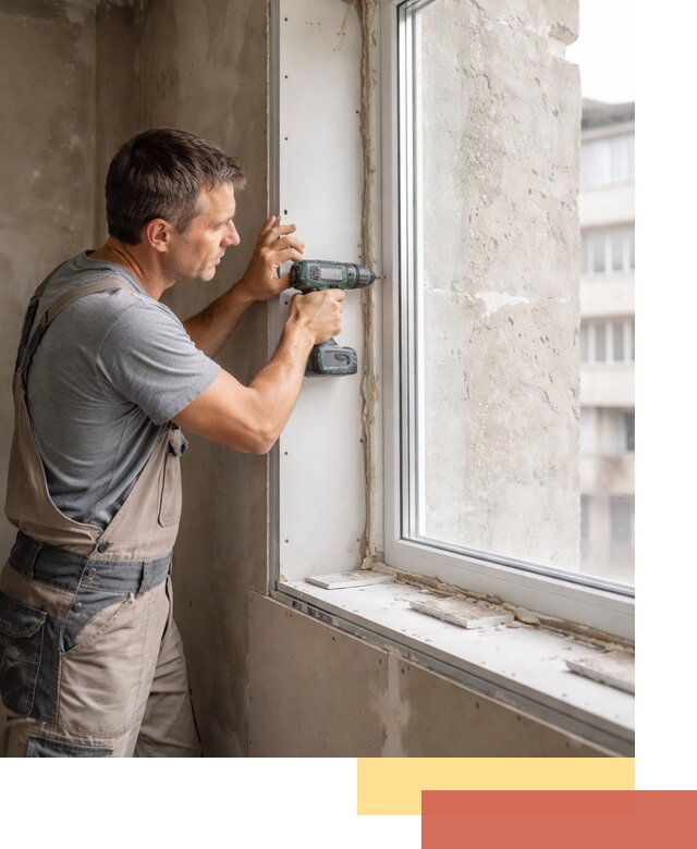 Монтаж гипсокартонных откосов в Ачинске под ключ