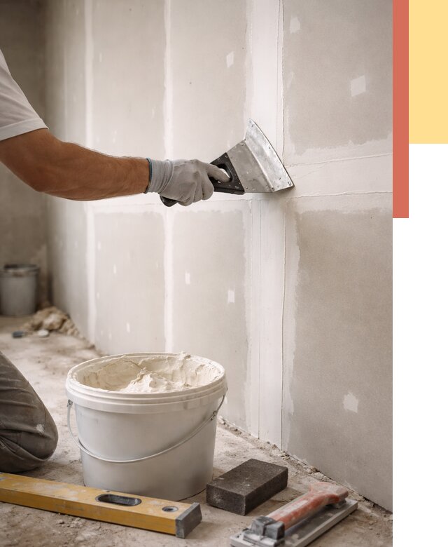 Шпаклевка перегородок из гипсокартона в Ачинске от 2533 руб. — услуги ОТДЕЛОЧНИК-Чнс