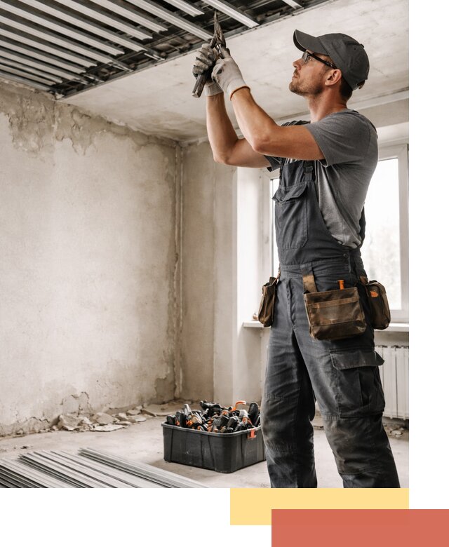 Демонтаж реечного потолка в Ачинске быстро и аккуратно