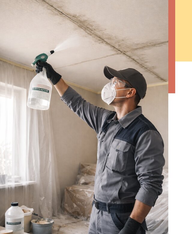 Антисептическая обработка потолка в Ачинске от 2533 руб. | ОТДЕЛОЧНИК-Чнс