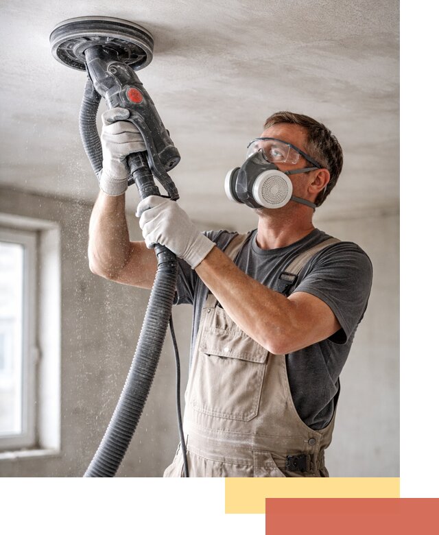 Шлифовка потолка в Ачинске — качественная подготовка под отделку