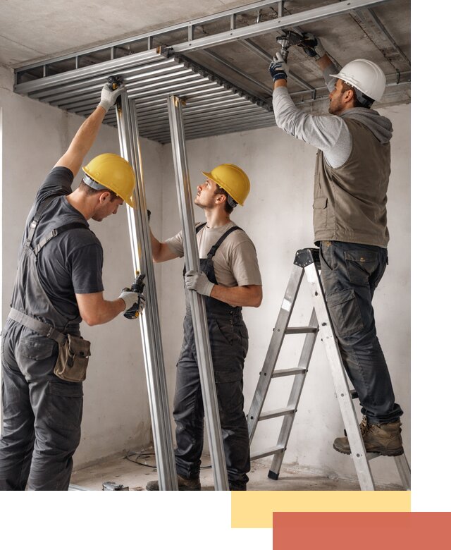 Монтаж реечного потолка под ключ в Ачинске