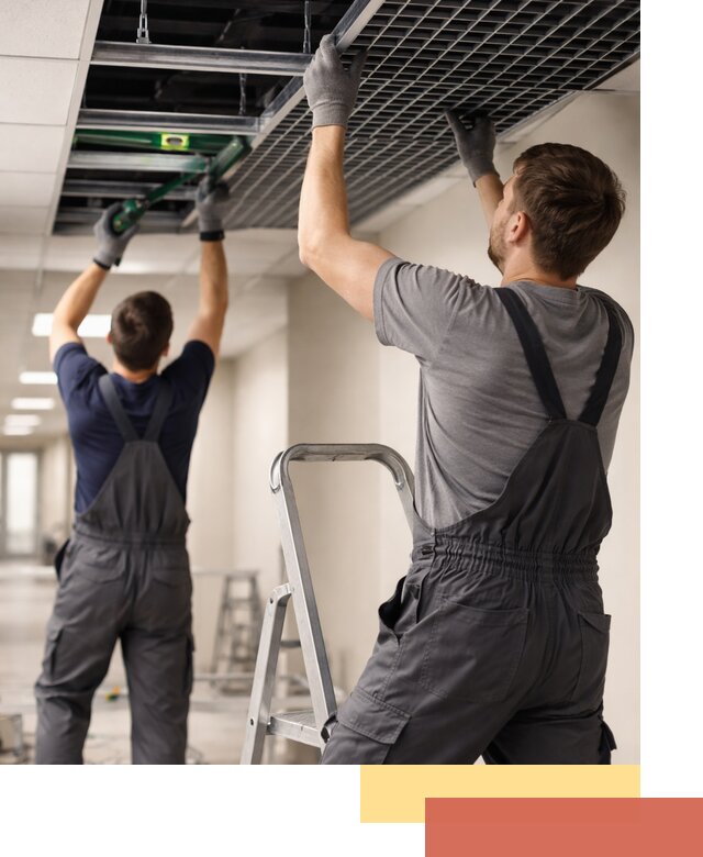 Монтаж потолка Грильято в Ачинске: установка под ключ качественно