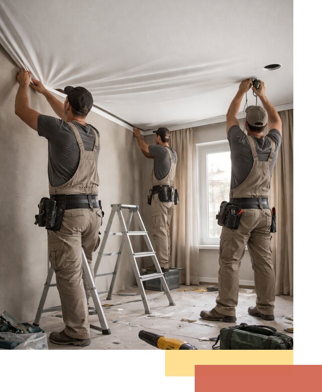 Монтаж матового натяжного потолка в Ачинске качественно и быстро