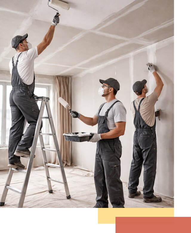 Покраска потолка из гипсокартона в Ачинске качественно и недорого