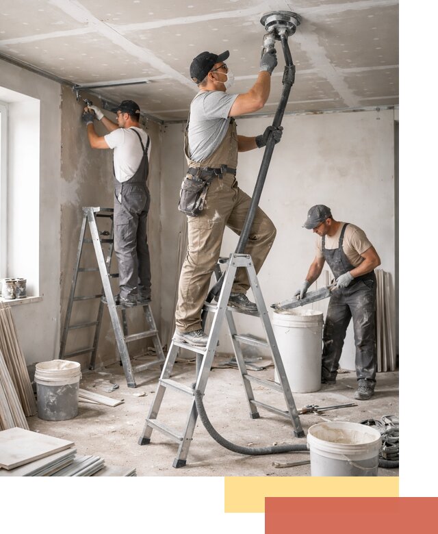 Ремонт потолка из гипсокартона в Ачинске: быстрый и качественный монтаж