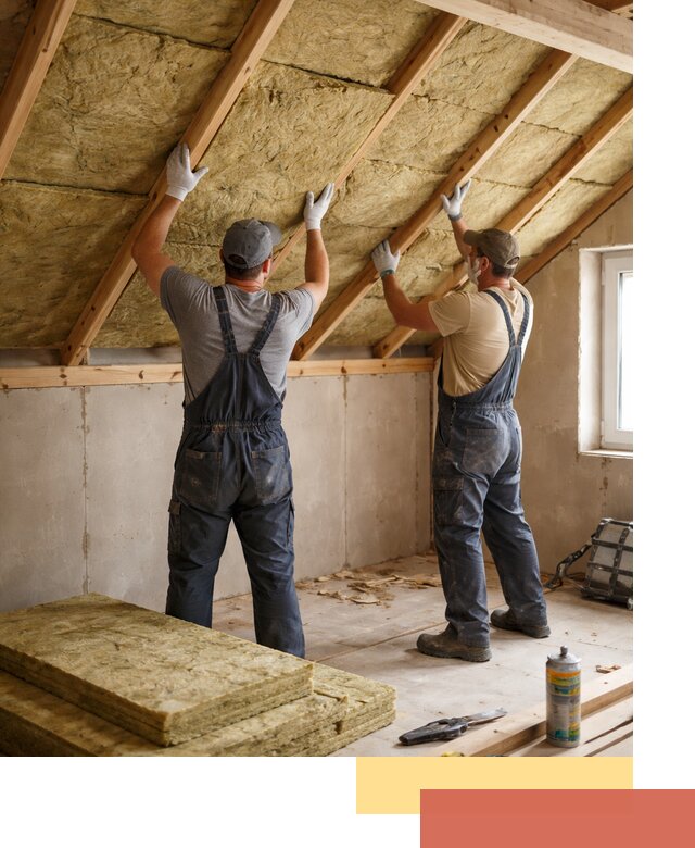 Утепление потолка минеральной ватой в Ачинске