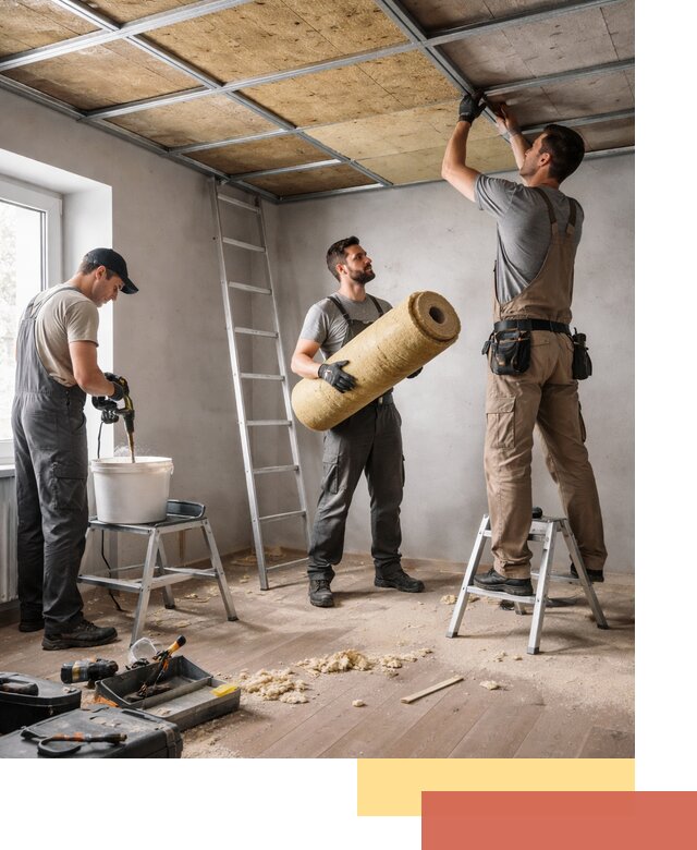 Шумоизоляция потолка в Ачинске: профессиональный монтаж и отделка